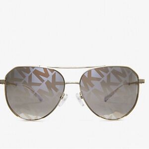 Michael MICHAEL KORS Cheyenne silver gold wire‎ Sunglasses new